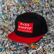 Disco Psychedelia - Snapback - Red & Black - Wasted Heroes
