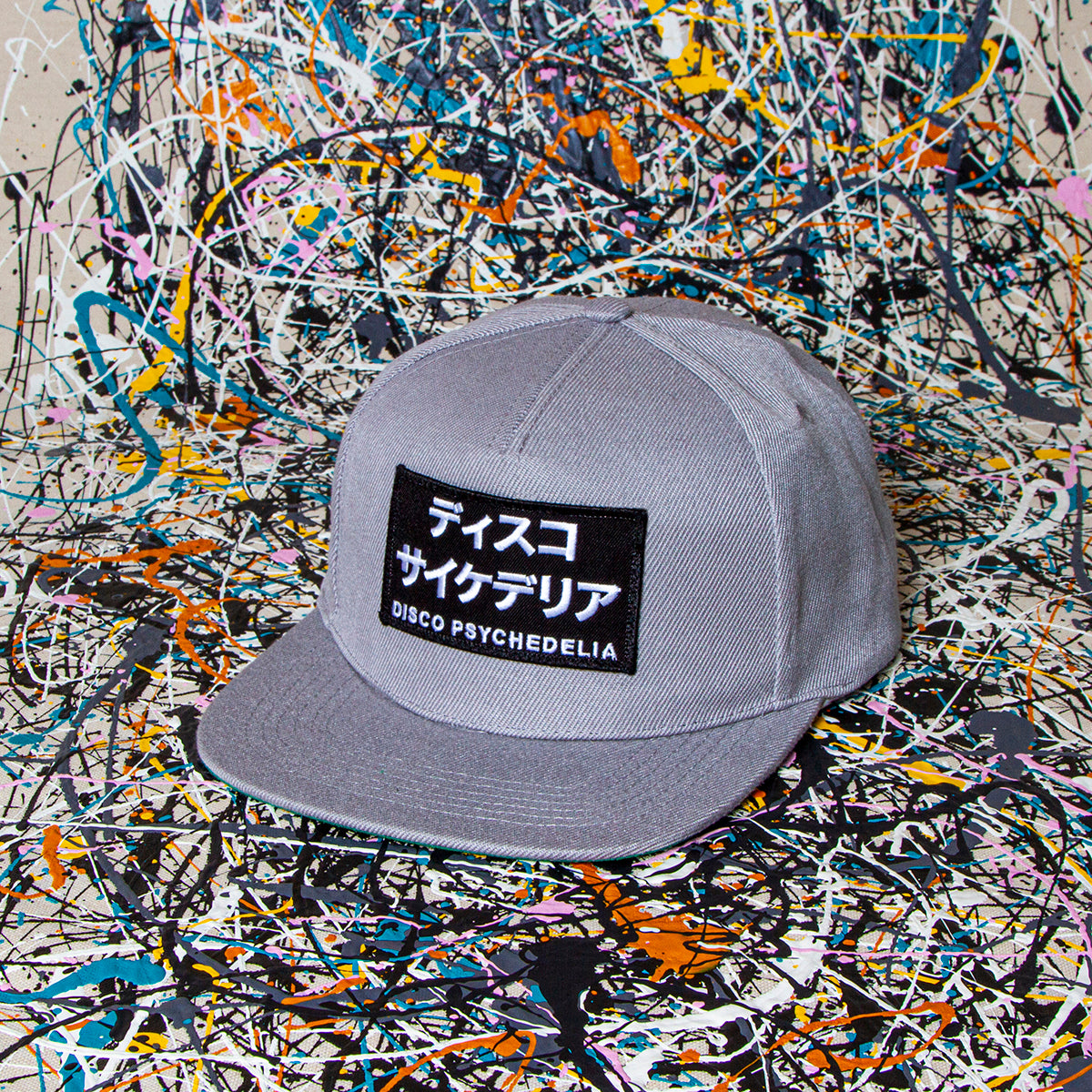 Disco Psychedelia - Snapback - Grey - Wasted Heroes