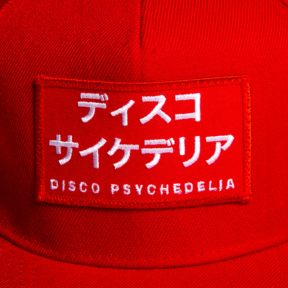 Disco Psychedelia - Snapback - Full Red - Wasted Heroes
