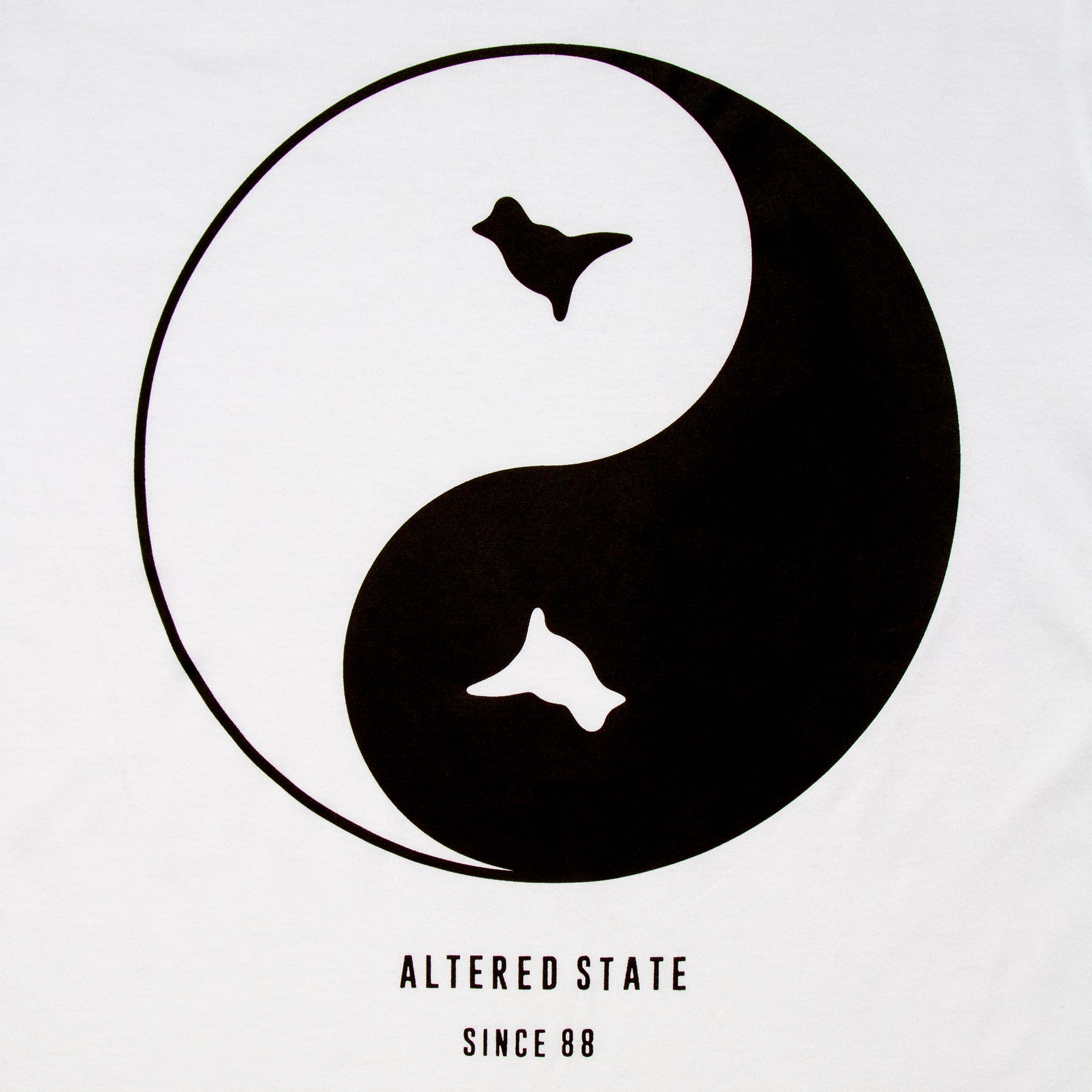 Dove Front Print - Tshirt - White - Wasted Heroes