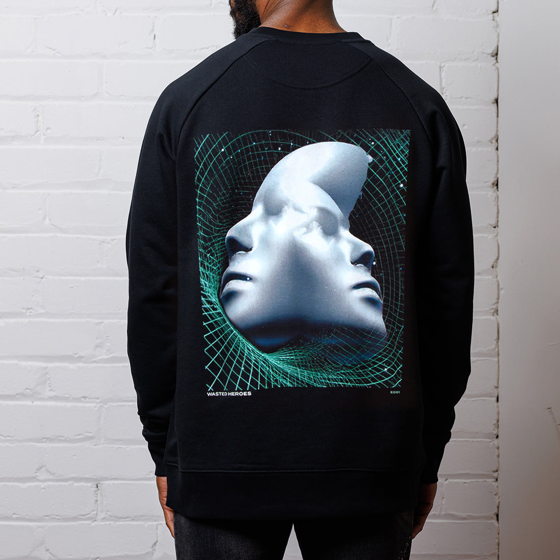 Entity 001 Back Print - Sweatshirt - Black