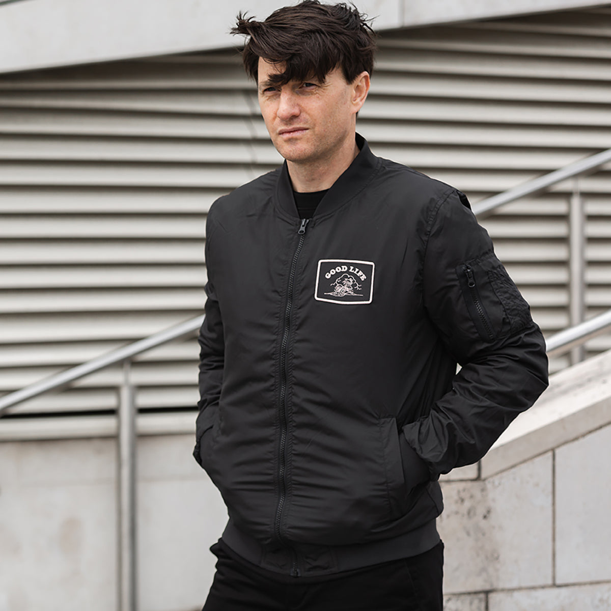 Good Life - Lightweight Bomber - Black - Wasted Heroes