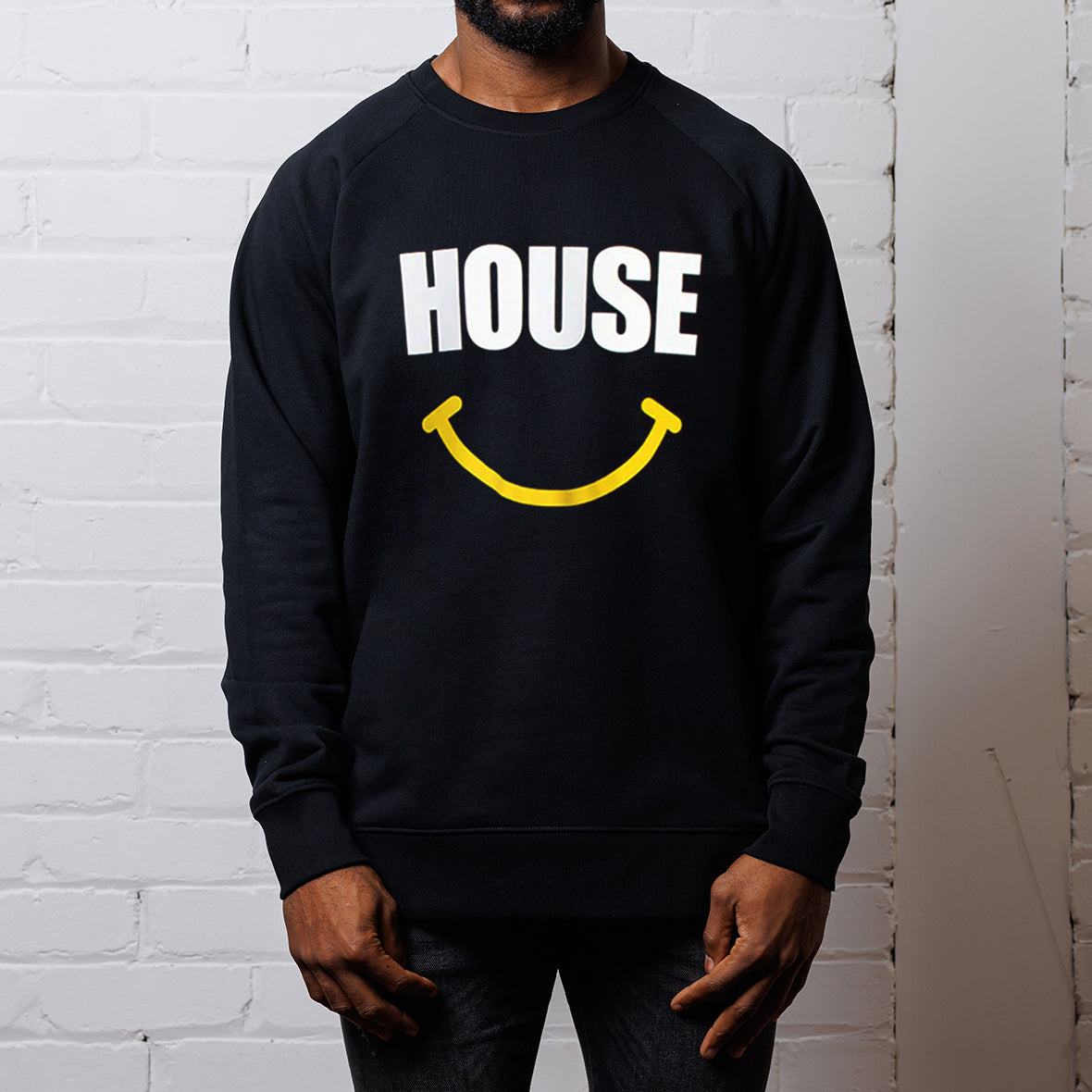 House Acid - Sweatshirt - Black