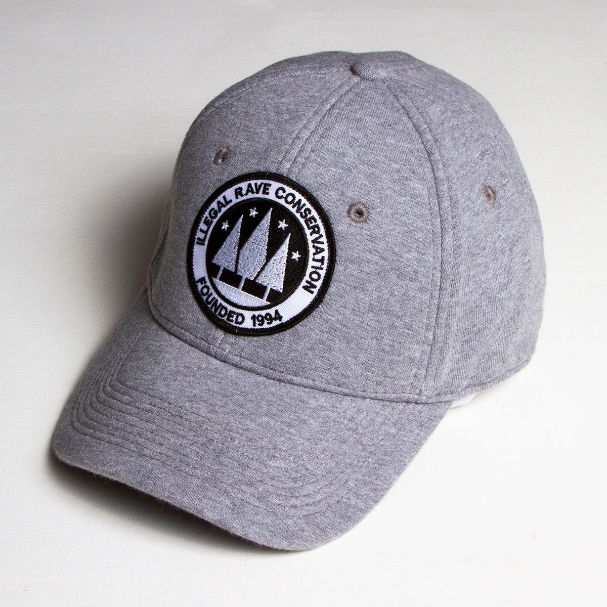 Illegal Rave - Baseball Cap - Light Grey - Wasted Heroes