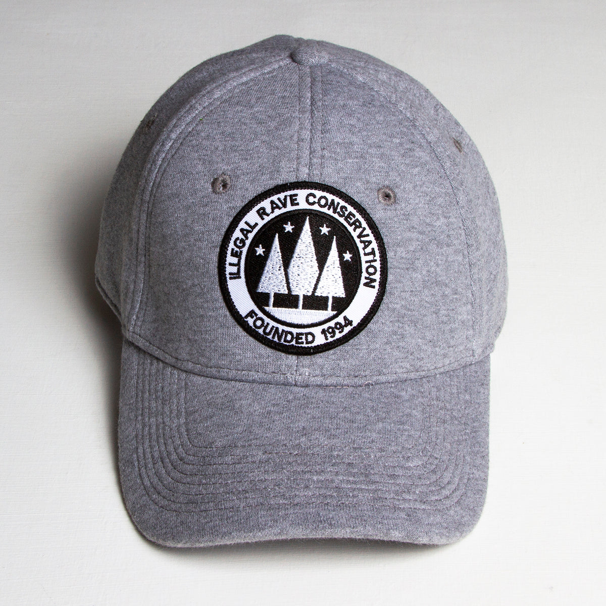Illegal Rave - Baseball Cap - Light Grey - Wasted Heroes