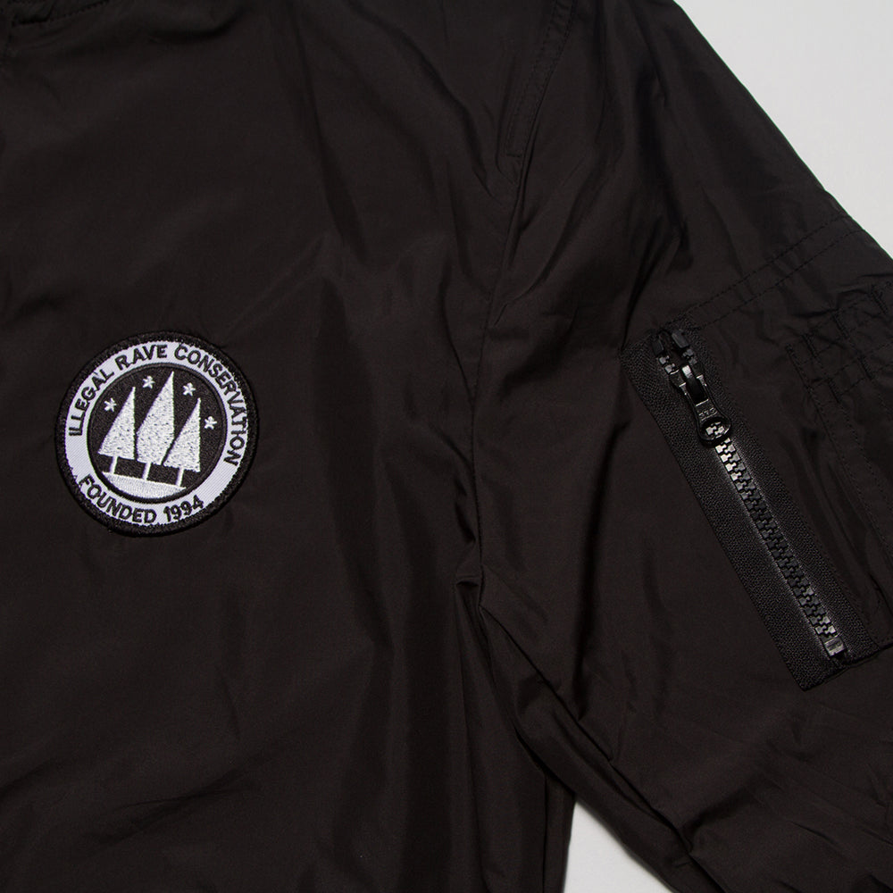 Illegal Rave - Lightweight Bomber - Black - Wasted Heroes