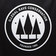 Illegal Rave Conservation - Long Sleeve - Black - Wasted Heroes
