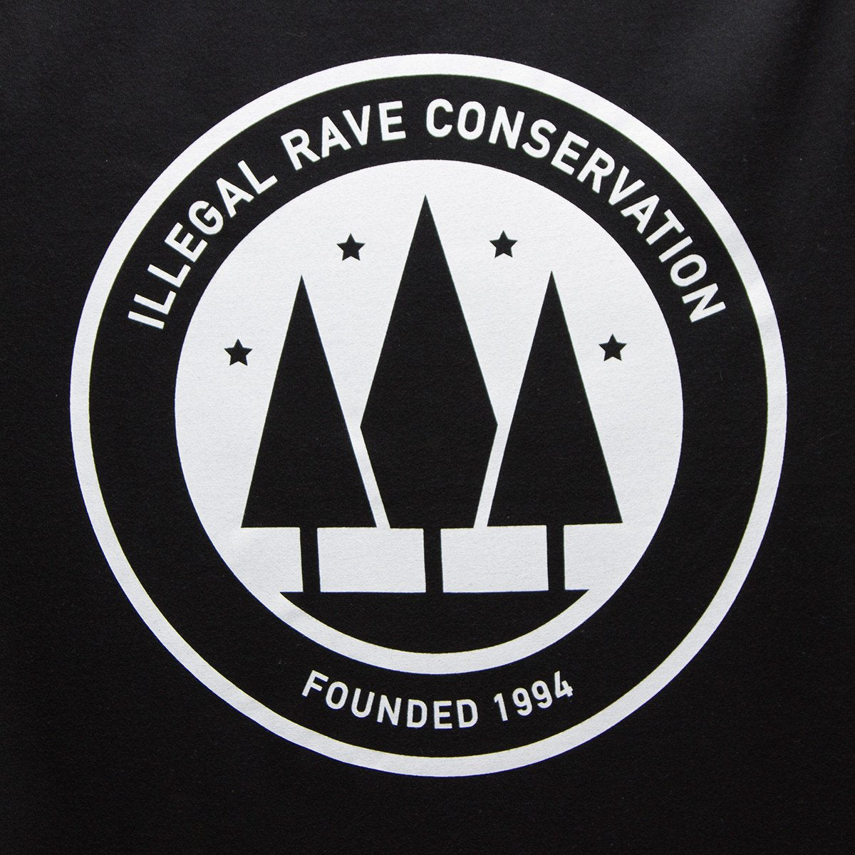 Illegal Rave Conservation - Jersey Shorts - Black - Wasted Heroes