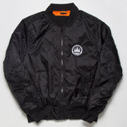 Illegal Rave - Padded Bomber Jacket - Black - Wasted Heroes