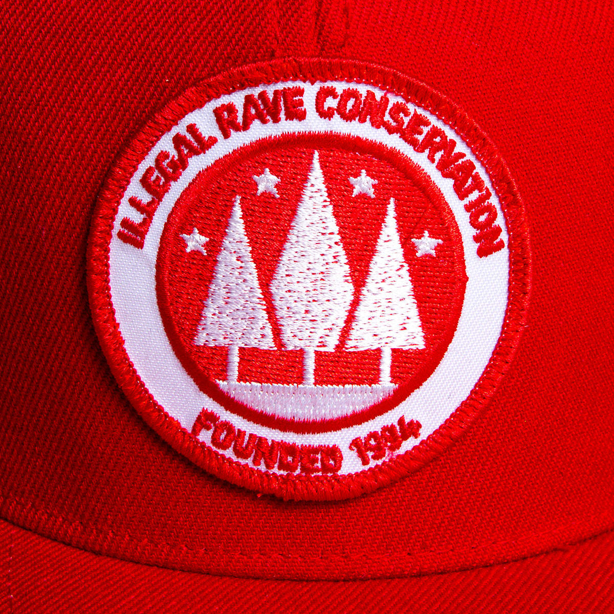 Ilegal Rave - Snapback - Full Red - Wasted Heroes