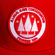 Ilegal Rave - Snapback - Full Red - Wasted Heroes