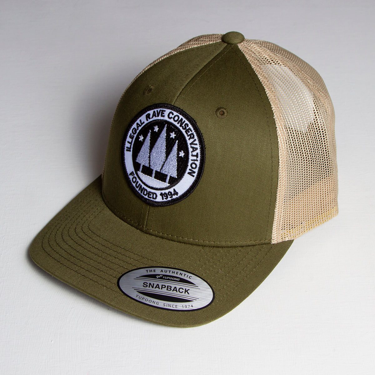 Illegal Rave - Trucker Cap - Green - Wasted Heroes