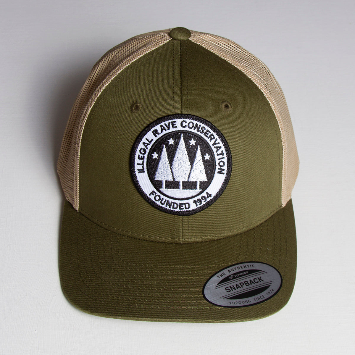 Illegal Rave - Trucker Cap - Green - Wasted Heroes