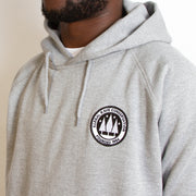 Illegal Rave Crest - Pullover Hoodie - Grey - Wasted Heroes
