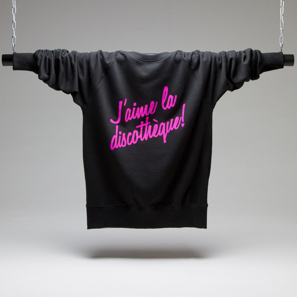 J'aime Discotheque - Sweatshirt - Black - Wasted Heroes