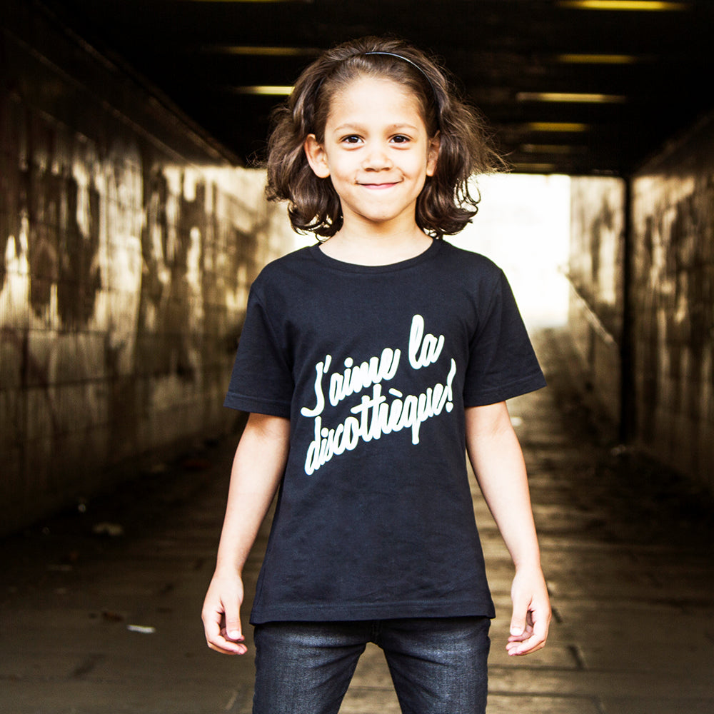 Discotheque - Kids Tshirt - Black - Wasted Heroes