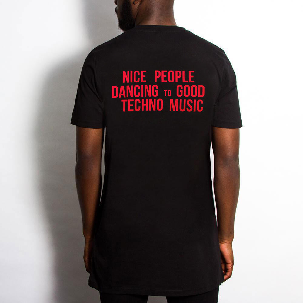 Peoples Techno - Longline - Black - Wasted Heroes