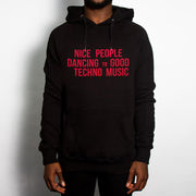 Peoples Techno - Pullover Hood - Black - Wasted Heroes
