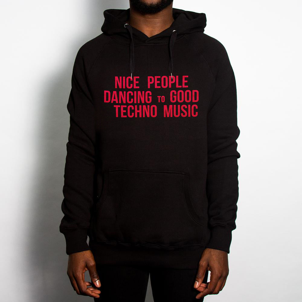Peoples Techno - Pullover Hood - Black - Wasted Heroes