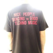 Peoples Techno - Longline - Black - Wasted Heroes