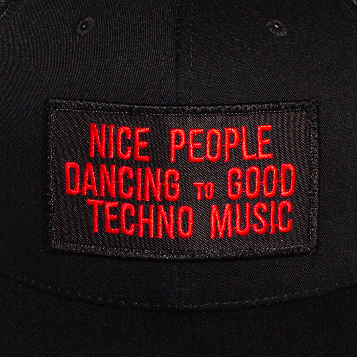 Peoples Techno - Trucker Cap - Black - Wasted Heroes