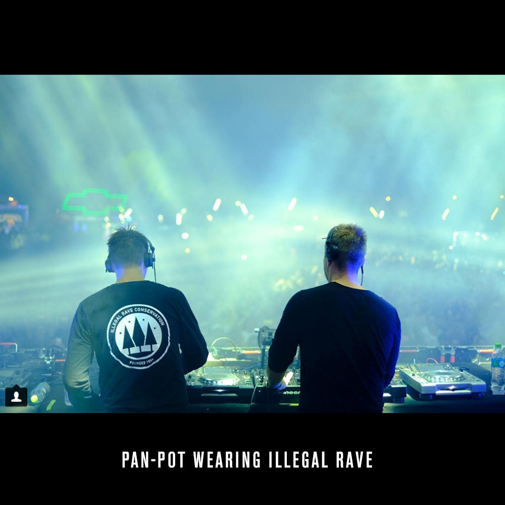 Illegal Rave Conservation - Long Sleeve - Black - Wasted Heroes