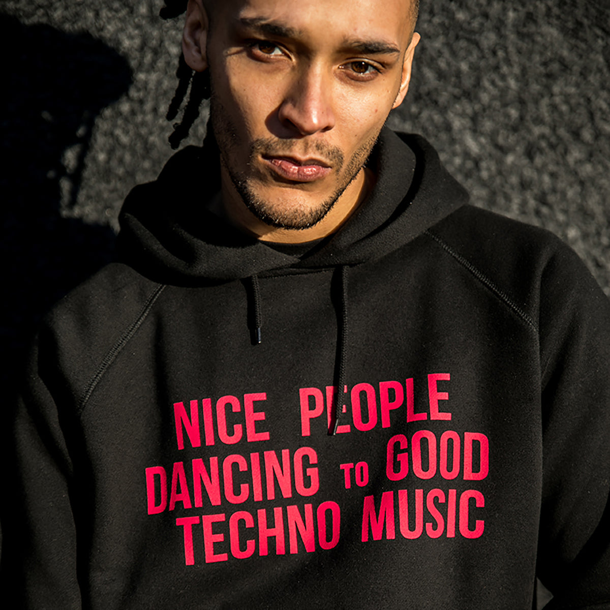 Peoples Techno - Pullover Hood - Black - Wasted Heroes