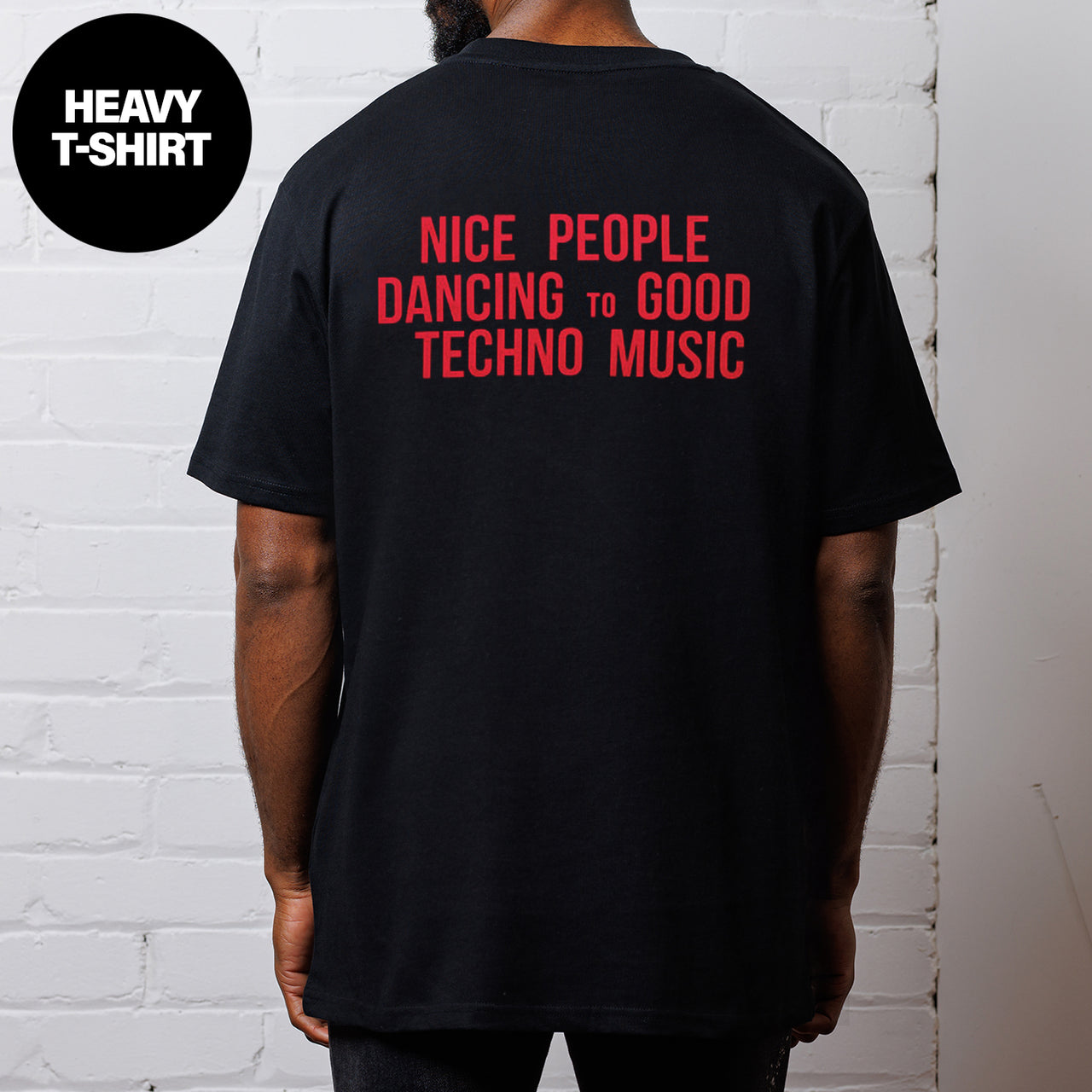 Peoples Techno - Heavy Tshirt - Black