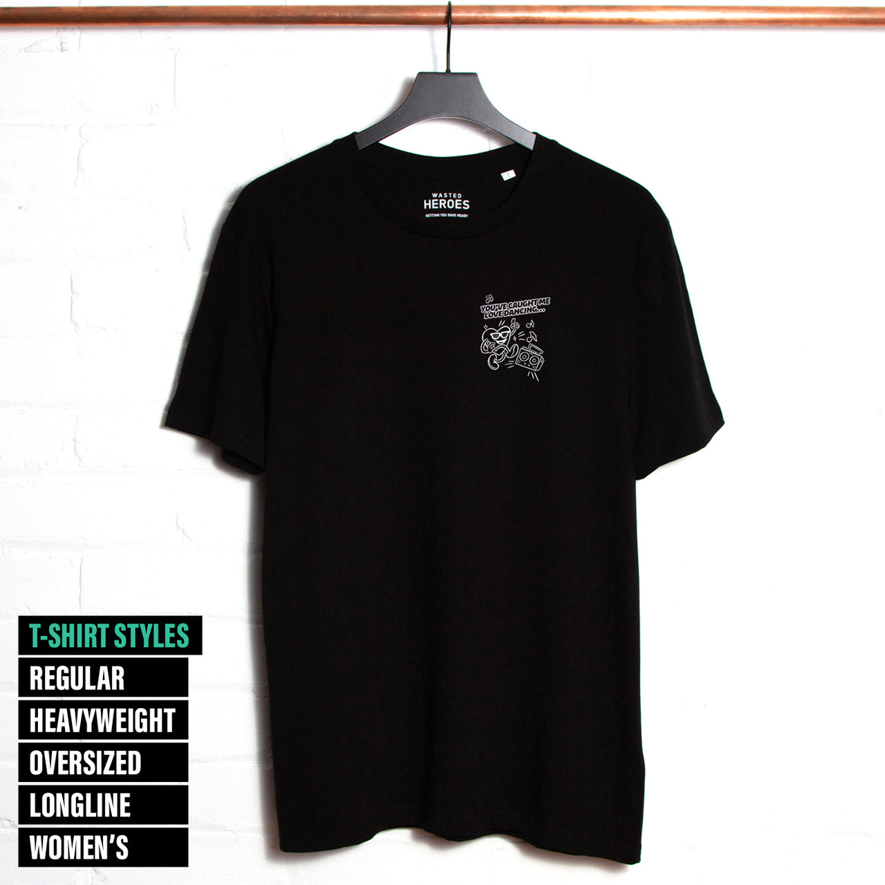Crest Love Dancing - Tshirt - Black