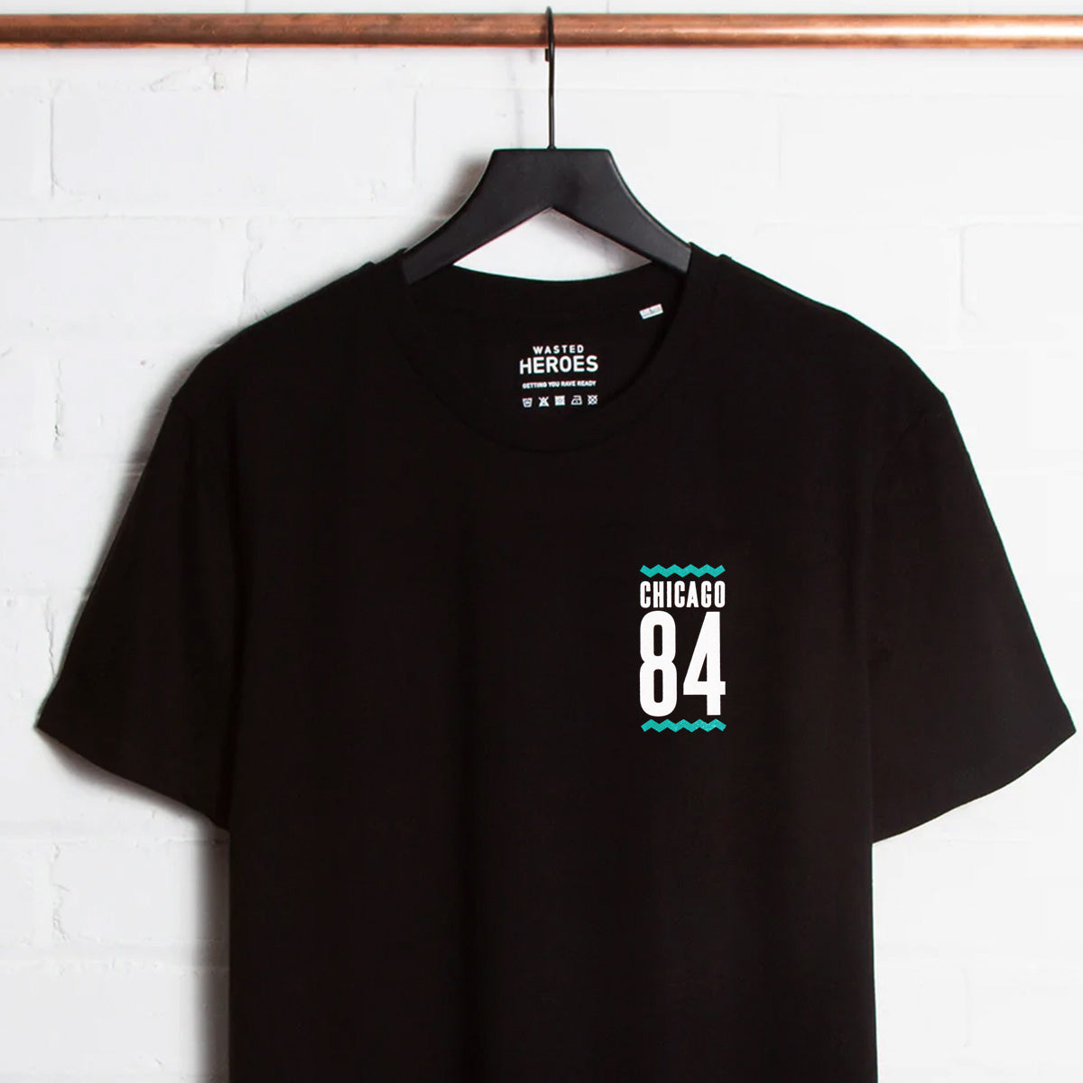 Crest Chicago84 - Tshirt - Black