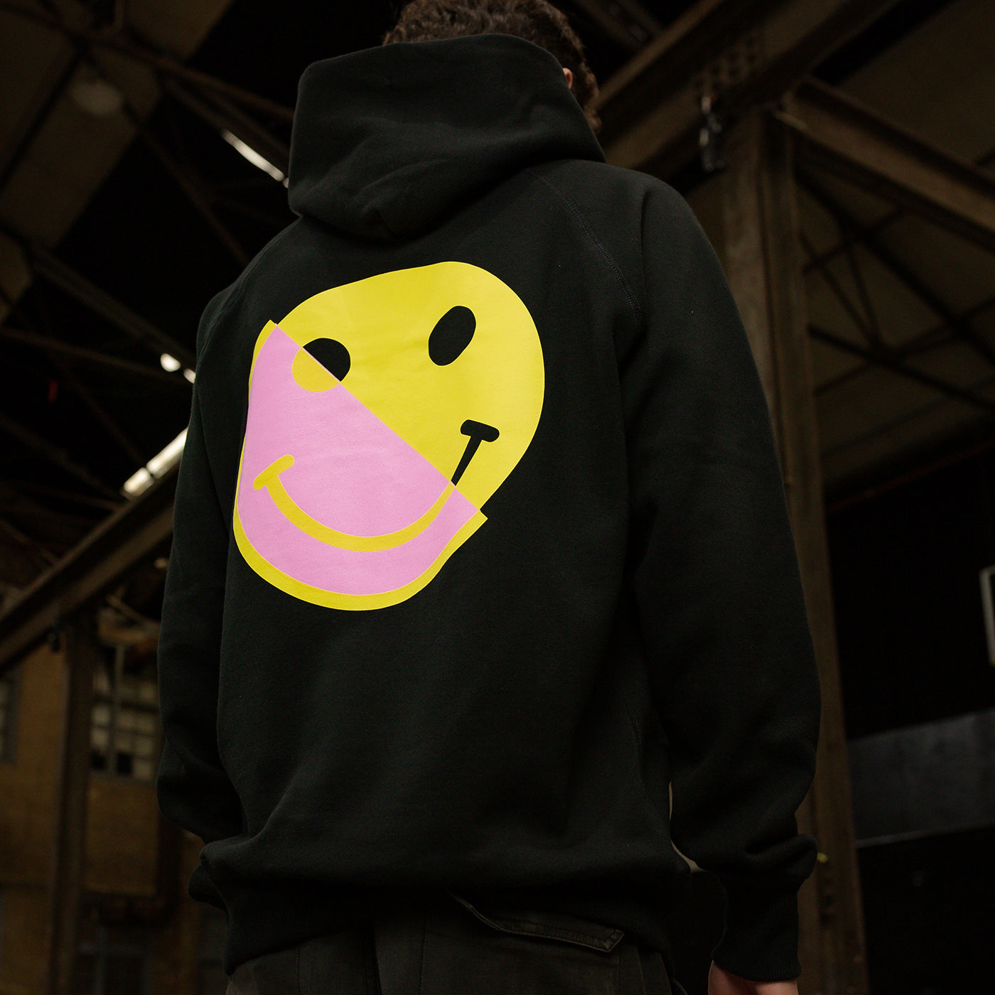 Acid Split - Pullover Hood - Black - Wasted Heroes
