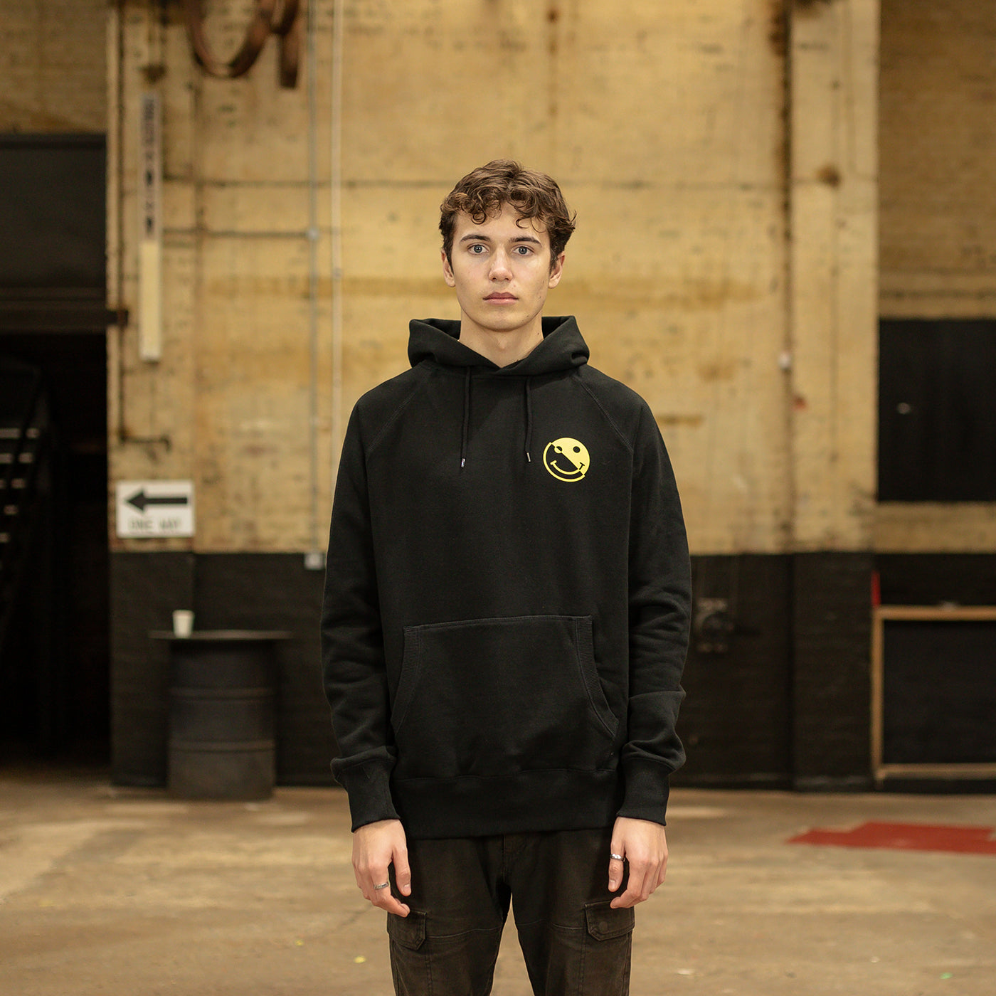 Acid Split - Pullover Hood - Black - Wasted Heroes