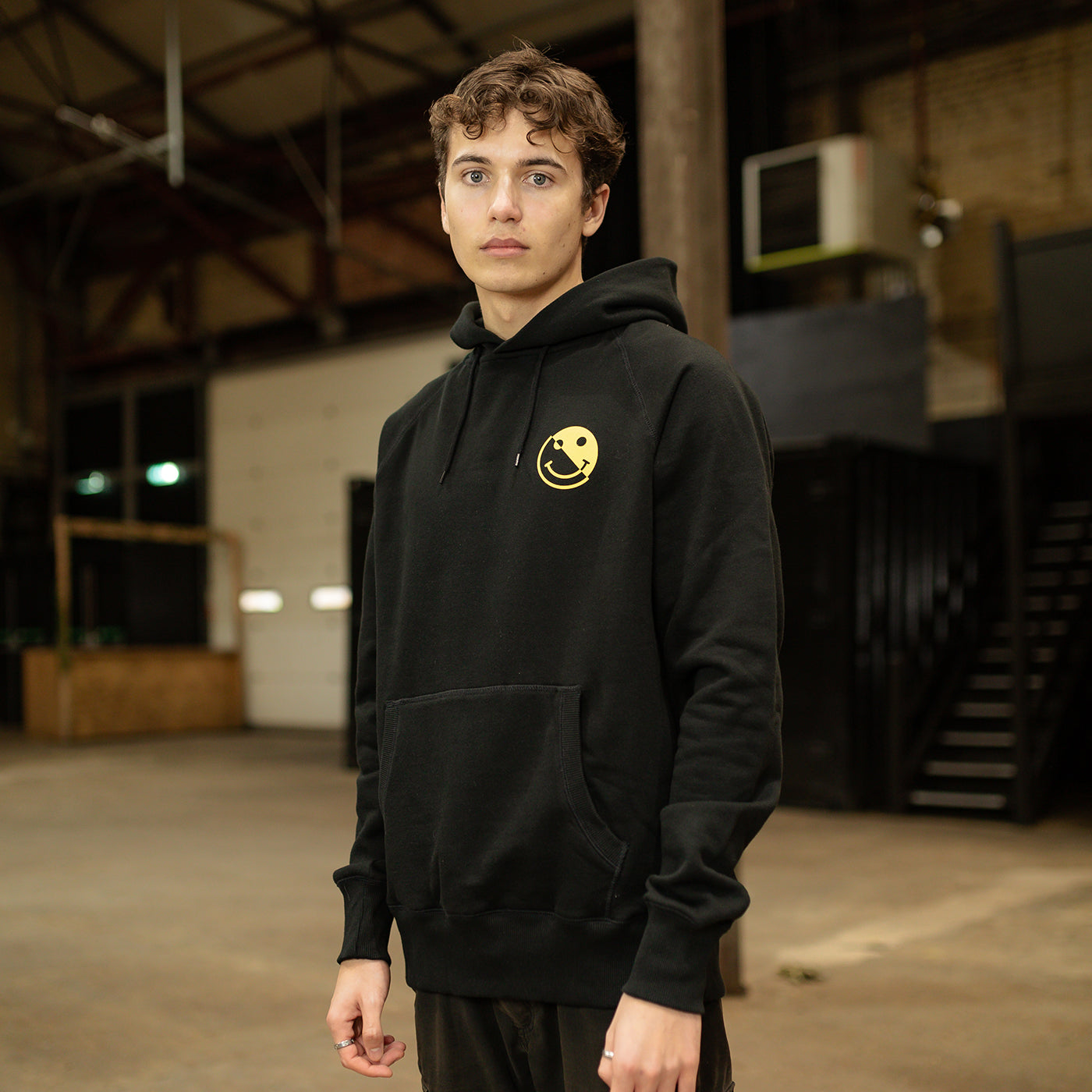 Acid Split - Pullover Hood - Black - Wasted Heroes