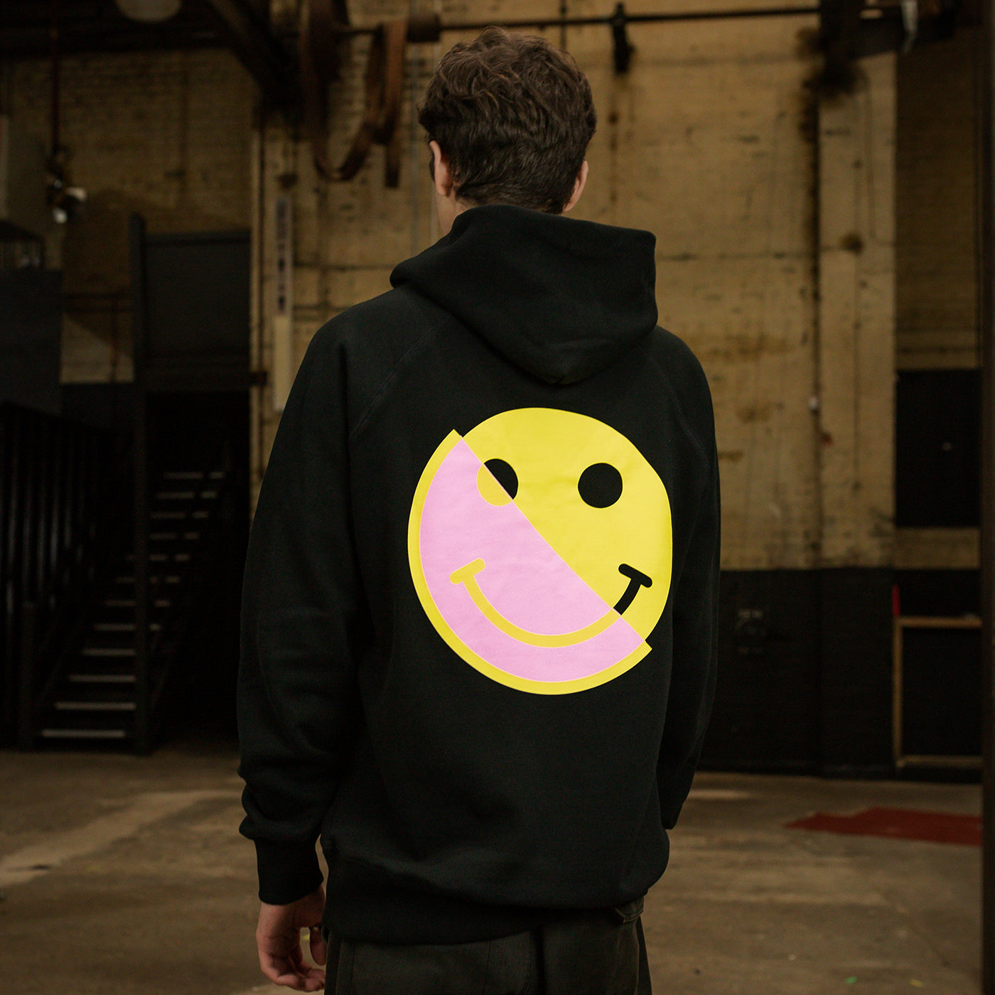 Acid Split - Pullover Hood - Black - Wasted Heroes