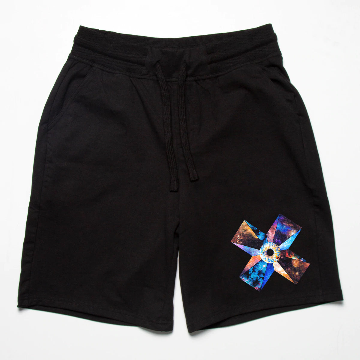 Divided X Imprint - Jersey Shorts - Black