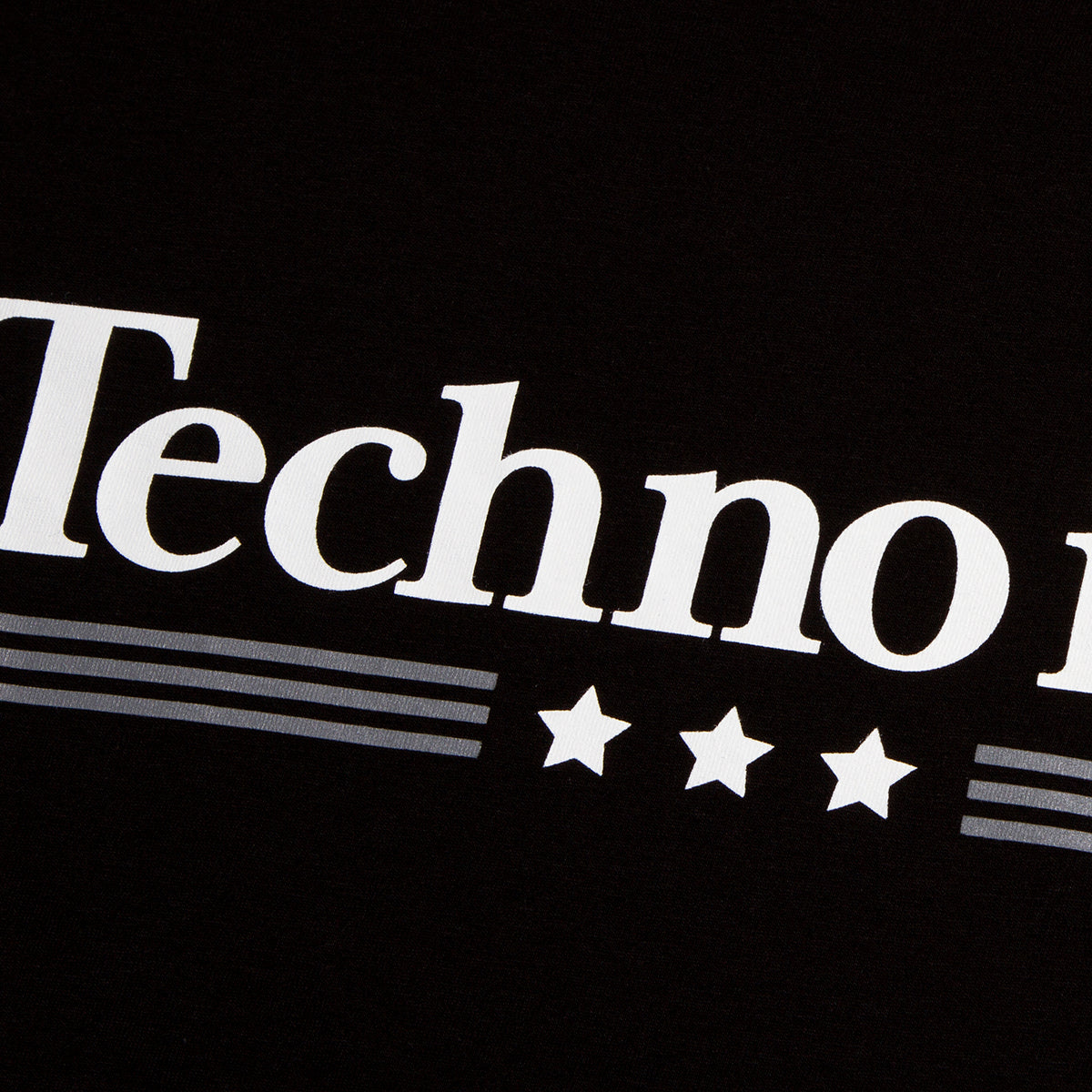 Techno Is It  - V1 Oversized Tshirt - Black