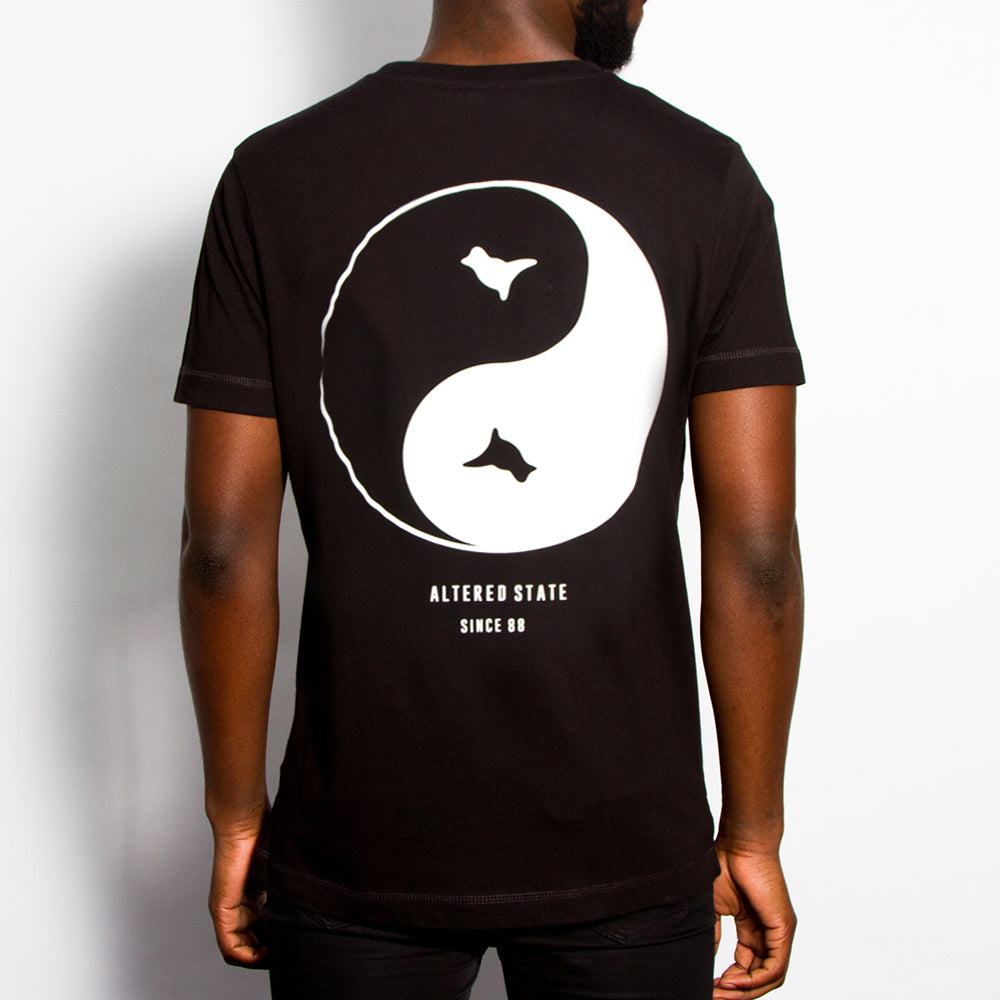 Dove Back Print - Tshirt - Black - Wasted Heroes