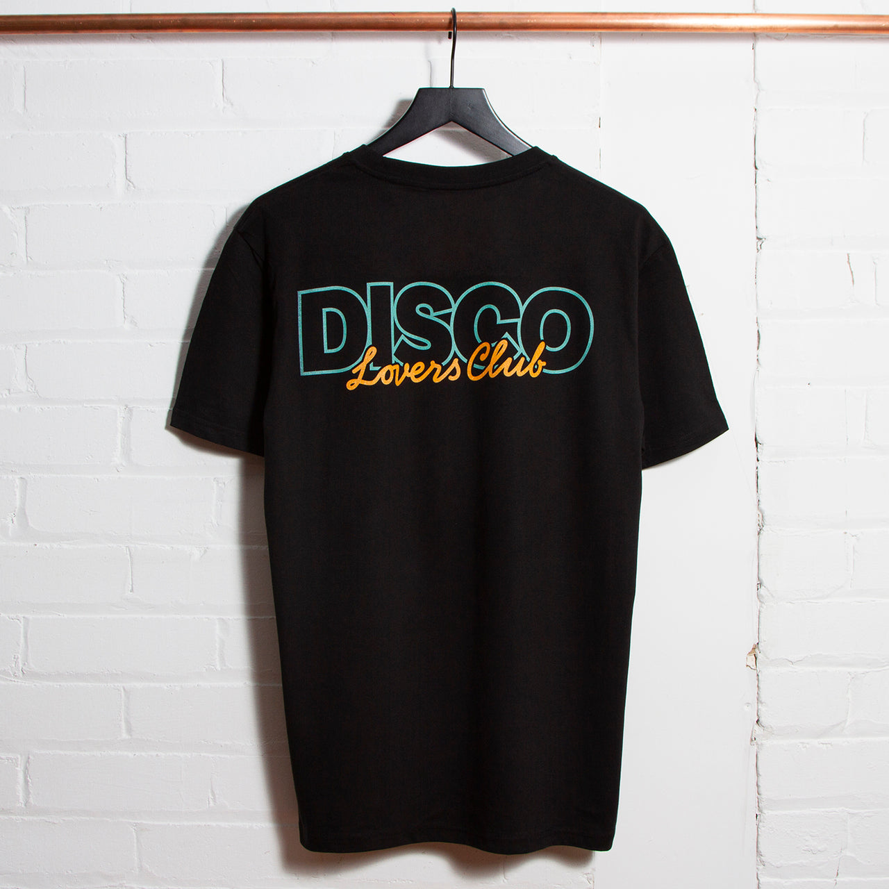 Disco Lovers Back Print - Tshirt - Black