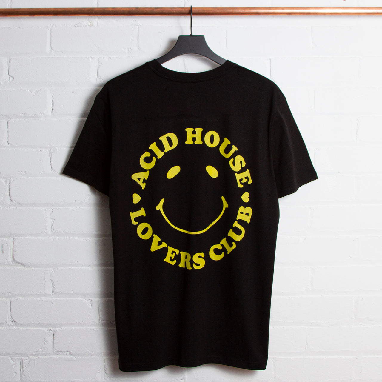 Acid House Lovers Back Print - Tshirt - Black