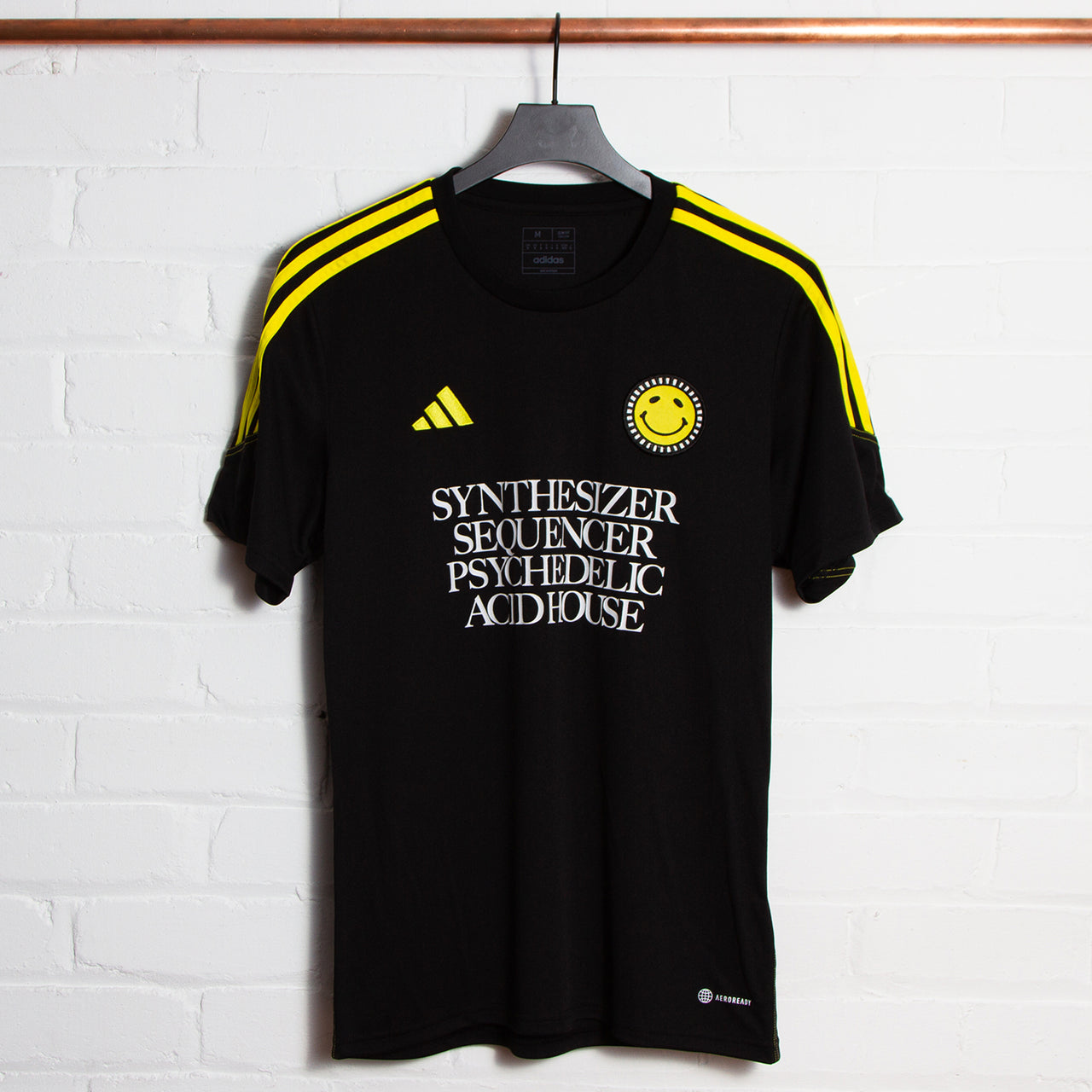 Wasted Heroes FC Tiro 23 - Training Jersey - Black/Yellow Smiley