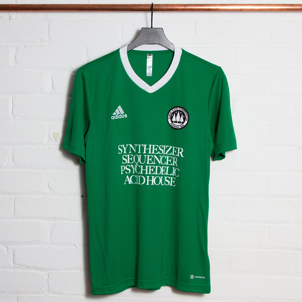Wasted Heroes FC Strike Green Sleeve 010 - Football Jersey - Black Smi