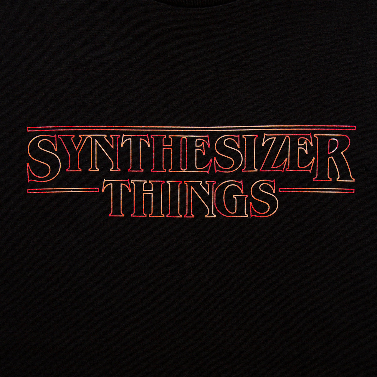 Syhthesizer Things - Tshirt - Black