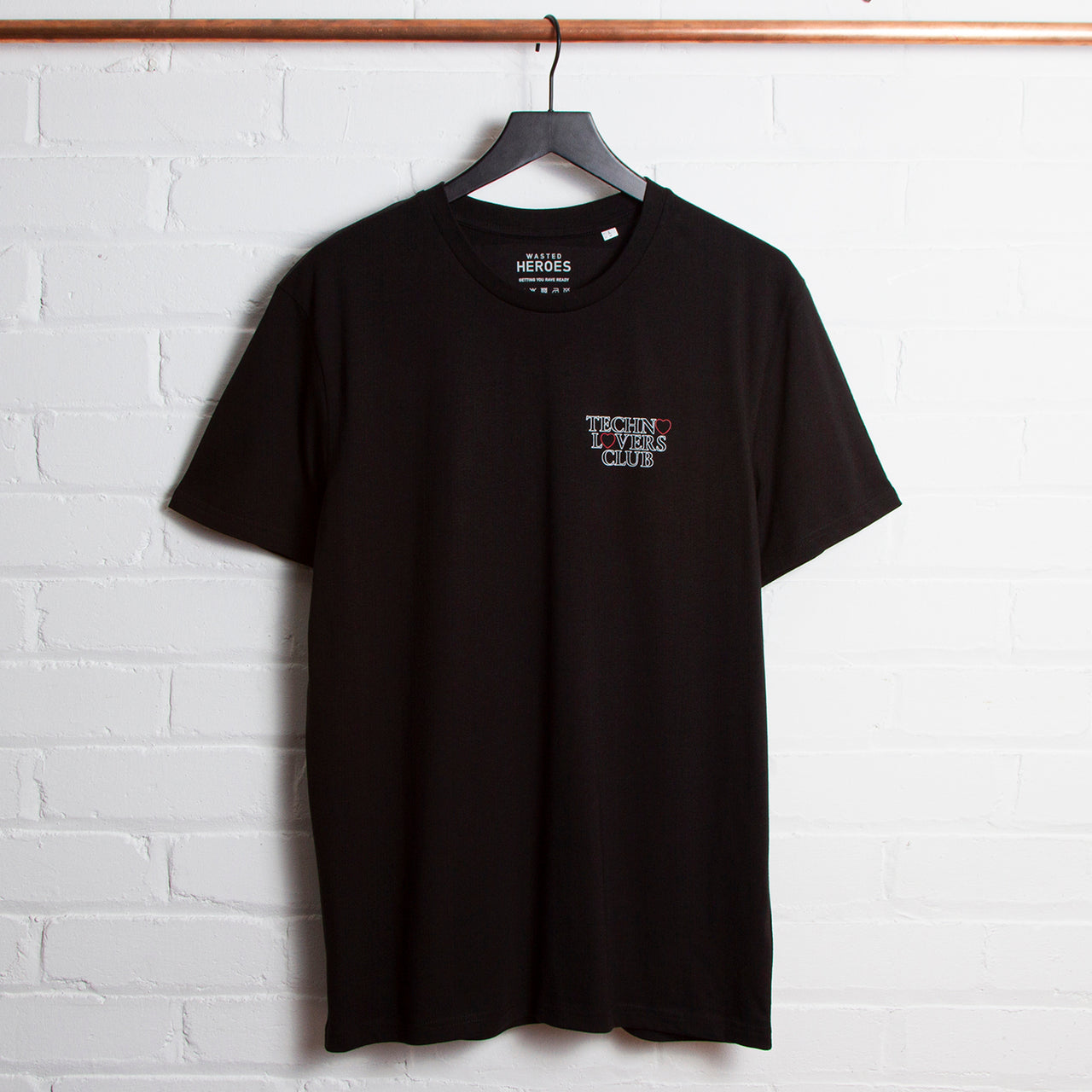 Crest Techno Lovers - Tshirt - Black