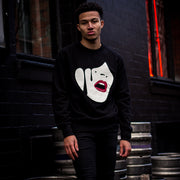 Droplet Face - Sweatshirt - Black - Wasted Heroes