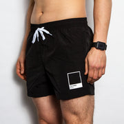 Techno Black - Swim Shorts - Black - Wasted Heroes