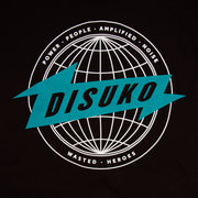 Disuko Front Print Green - Tshirt - Black - Wasted Heroes