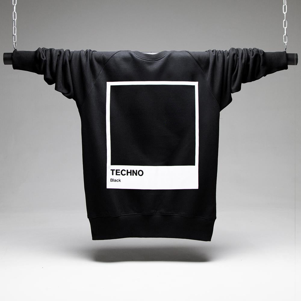 Techno Black - Sweatshirt - Black - Wasted Heroes