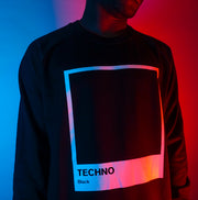 Techno Black - Sweatshirt - Black - Wasted Heroes