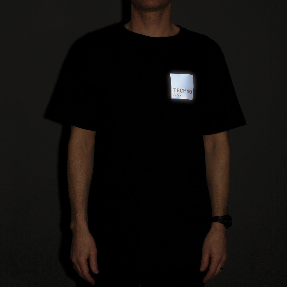 Reflective Box Techno Black - Tshirt - Black - Wasted Heroes