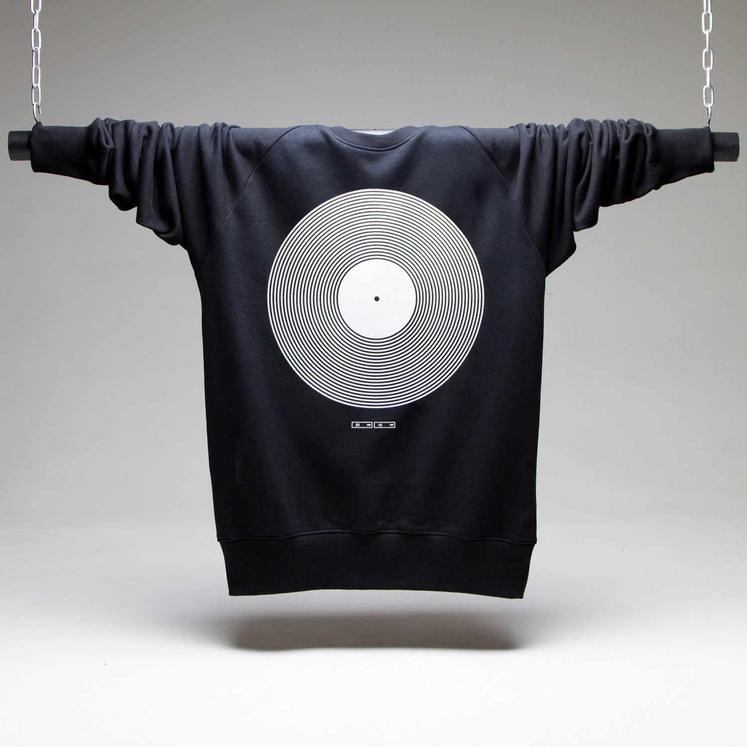 Vinyl - Sweatshirt - Black - Wasted Heroes